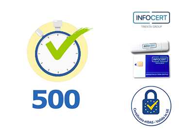 n°500 Marche Temporali Infocert